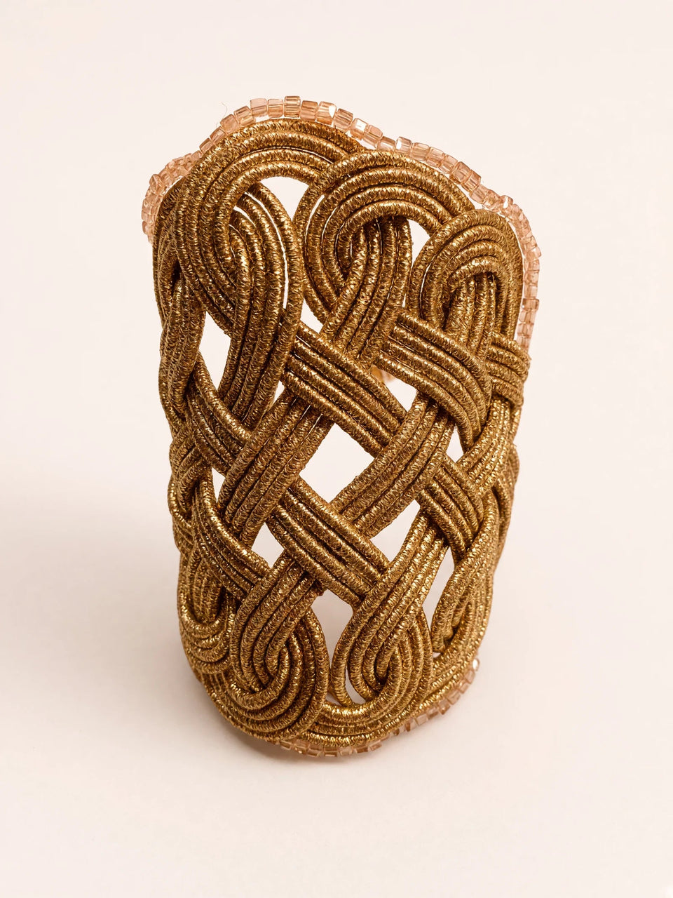 Bracciale intrecciato color oro